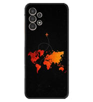 Samsung Galaxy M14 Kılıf Silikon Desen Özel Seri İz Bırakan Uçak 1778