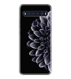 TCL 10L 10 Plus 10SE 20E 20SE 30SE L7 Kılıf Desemli Silikon Çiçekler 1639