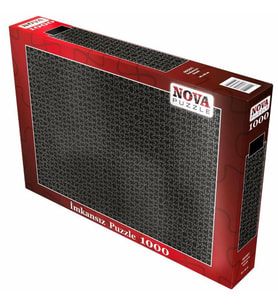 Nova Puzzle 1000 Parça İmkansız Puzzle - Siyah - Fantastik Kesim