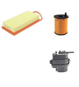 Bosch Filtre Bakım Seti Citroen Nemo 1.4 HDI Dizel 2007+ Hava + Yağ f. + Yakıt Filtre Bosch