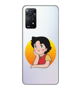 Redmi Note 11S - Note 11 Uyumlu Heidi Tasarımlı Şeffaf Telefon Kılıfı