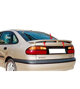Renault Laguna Uyumlu 1 Spoiler Bagaj Yüksek (Işıksız) Fiber 1996-2002
