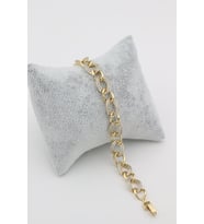 STİL İNCİSİ/XUPING JEWELRY HALKA TAŞLI ZİRKON TAŞLI BİLEKLİK (Altın)