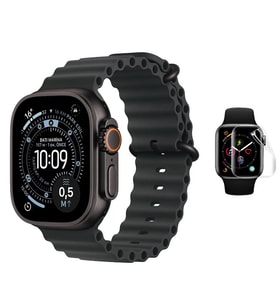Apple Watch Ultra 3 Uyumlu 3 Adet Şeffaf Ultra koruyucu Nano Jelatin