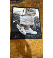 3 BOYUTLU TAŞLI ÇANTALI ARMA DİKİŞ APLİKE 23X19 CM