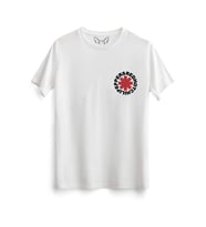 Red hot chilli peppers Dijital Baskılı Beyaz Tshirt