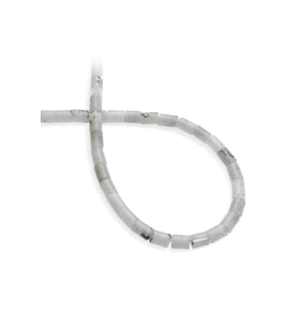 Labradorit Doğal Taş Silindir Kesim 5x8mm Dizi