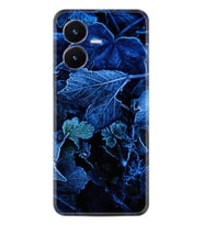 Vivo Y22S Kılıf Silikon Desen Özel Seri Blue Foid 1628
