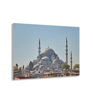LEYLASER Sultan Ahmet Camii Cam Tablo Duvar Dekoru Model 2 (Karışık)