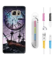Samsung S7 Edge S20 Fe Plus Ultra S21 S22 Kılıf Kablo Koruma Spiral Silikon Time 1749