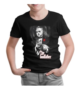 The Godfather Siyah Çocuk Tshirt