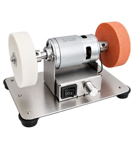 Powermaster AJ001 Mini Masaüstü Tezgah Taşlama Ve Bileme Makinesi 24V 8000 RPM Hız Ayarlı