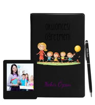 Okul Öncesi Öğretmenlerine Özel Defter Kalem & Fotoğraflı İnstagram Çerçeve Hediye Seti