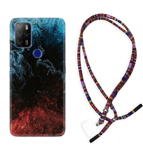 Omix X300 X500 X400 X600 X700 Kılıf Boyun Asklı Rasta Silikon Red Blue Black Abstact 1386