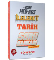 2026 MEB AGS Tarih İlelebet Soru Bankası Çözümlü Yönerge Yayınları