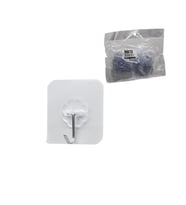 ASKI 10PCS TEKLİ METAL UÇLU MİKA KRİSTAL PLS. TABANLI ŞEFFAF PVC YAPIŞKANLI MONTAJ (5343)