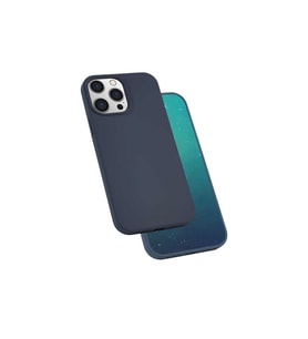Apple iPhone 13 Pro Max Uyumlu Kılıf Zore Silk Silikon (Koyu Yeşil)