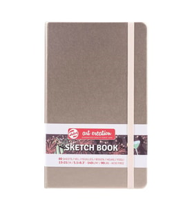 Talens Art Creation Sketchbook Sert Kapak Eskiz Defteri 140 gr 13x21 cm 80 yp CHAMPAGNE 