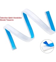 Animasyonlu Turuncu Beyaz Far Üstü Kayan Led 60cm