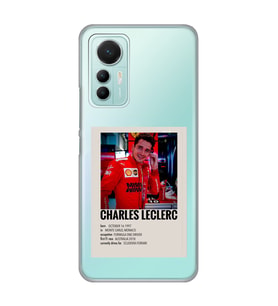 Xiaomi Mi 12 Lite Uyumlu Charles Leclerc Desenli Şeffaf Telefon Kılıfı