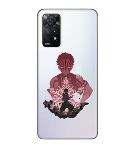 Xiaomi Redmi Note 12 PRO 4G Uyumlu Demon Slayer Tasarımlı Şeffaf Telefon Kılıfı