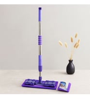 Mandallı Palet Mop Mikrofiber Paspas Metal Uzayan Sap 70-107 cm 360°