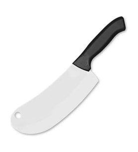 Bursa Paslanmaz Mutfak Soğan Satırı, Börek Bıçağı No:2, 18 Cm - Plastik Sap