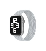 Uray store Apple Watch 38mm Ayarlı Solo Silikon Kordon - Beyaz