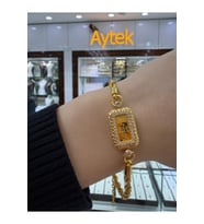 24 Ayar Gram Altınlı Halat Bileklik