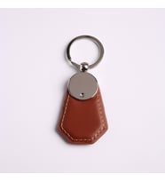 DERİ TASARIM ANAHTARLIK KAHVERENGİ-(M5)-ANAH400