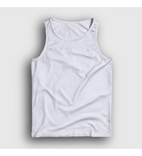 Presmono Unisex Beyaz Düz Baskısız Atlet 59237tt
