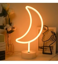 Ay Neon LED Lamba (Çok Renkli)