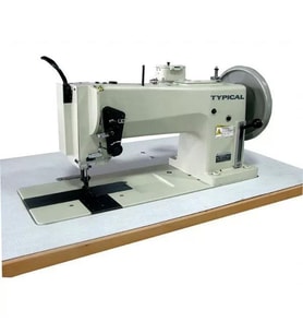Typical TW1-8BL12-K Extra kalın materyaller çift papuç tek iğne
