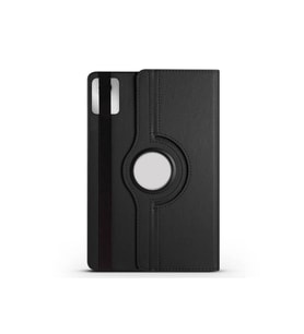 Lenovo M11 TB-330FU Uyumlu Zore Dönebilen Standlı Kılıf (Siyah)
