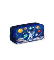 CORAL HIGH 31052 LACİVERT ASTRONOT DESENLİ İKİ BÖLMELİ KALEM ÇANTASI