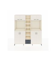Hyperion Dolap 14 Raflı 2 Çekmeceli 2 Askılı 220x44x243 Aytaşı-Aytaşı/Antrasit