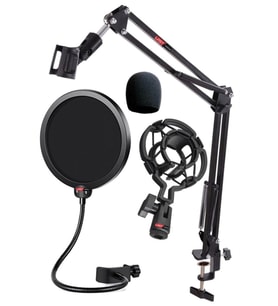 Lastvoice Nb39PSMX Mikrofon Standı Shock Mount Pop Filter Sünger Seti