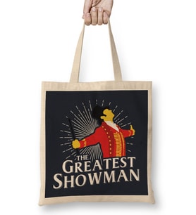The Greatest Showman Ringmaster Silhouette Bez Çanta Uzun Saplı