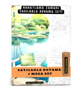 Sayılarla Boyama Süper Set (Rahatlama Zamanı)