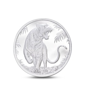 AgaKulche Kaplan Figürlü Gümüş Sikke Coin