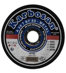 Karbosan Metal 180X3.0X22 Mm