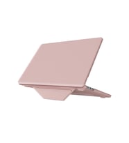 Uray store Apple Macbook Pro 14 2021 Macbook Deri Kapak - Pembe