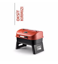 Guruss Go & Grill Barbekü mangal TAMSET Kırmızı