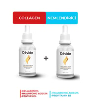 Kolajen + Nemlendirici Serum 2 li Set Kırışıklık Alın Çizgisi Göz Çevresi