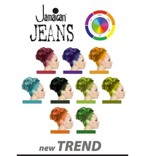 Jamaican Jeans Color Renkli Saç Boyası 722 Nar Kabuğu