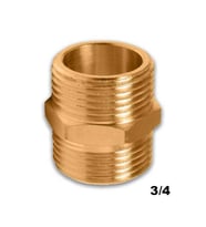 Sarı Nipel 3/4 1 Adet