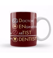 Doctor Engineer Artist Dentist 017 Kupa Bardak Porselen