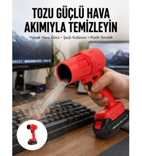 Güçlü Motorlu Elektrikli Toz Alma ve Temizleme Aleti
