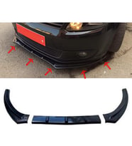 Vw Caddy Ön Lip Parlak Siyah 3 Prç Kırılmaya Dayanıklı ABS