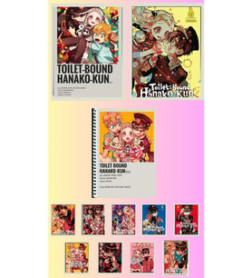 Toilet Bound hanako kun Poster A3 ,2 adet defter A4 1adet , fotokart 9 adet